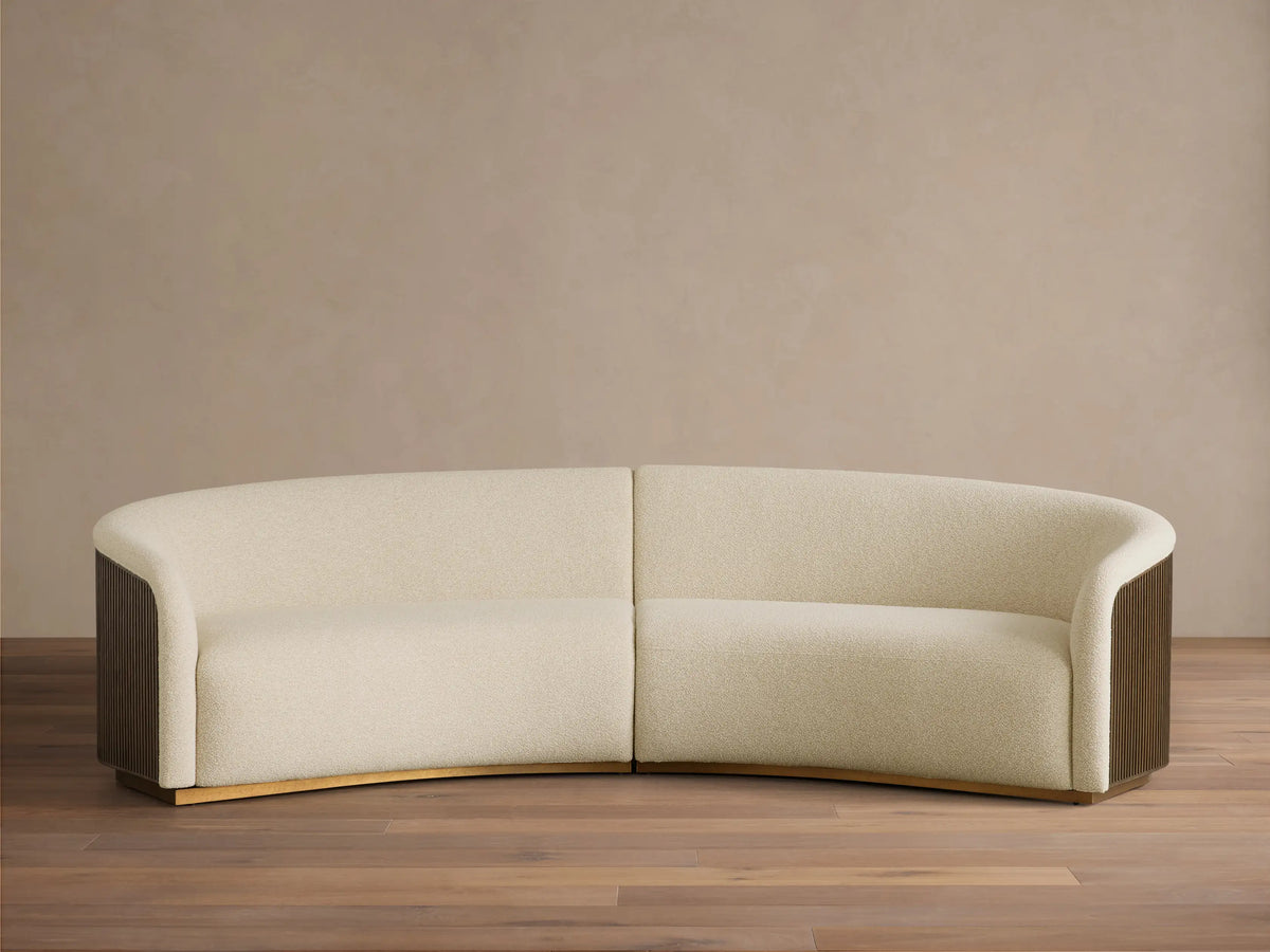 Finnley Two-Piece Curved Sectional
