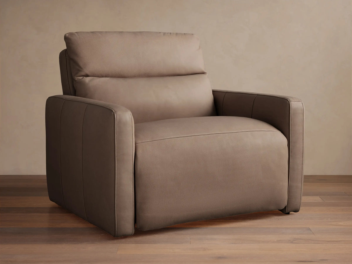 Rowland Tailored Leather High-Back Motion Recliner