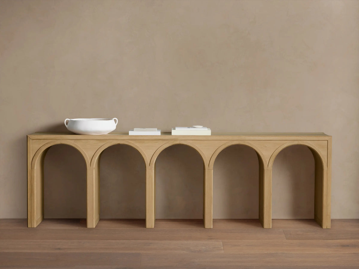 Hattie Console Table in Dune
