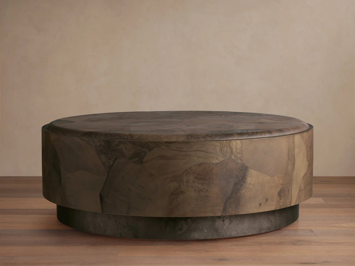Polanco Round Plinth Coffee Table