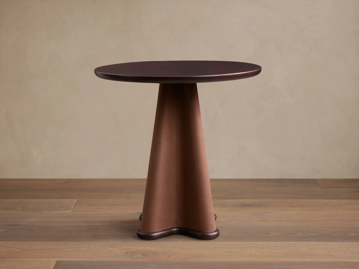 Volant Leather End Table