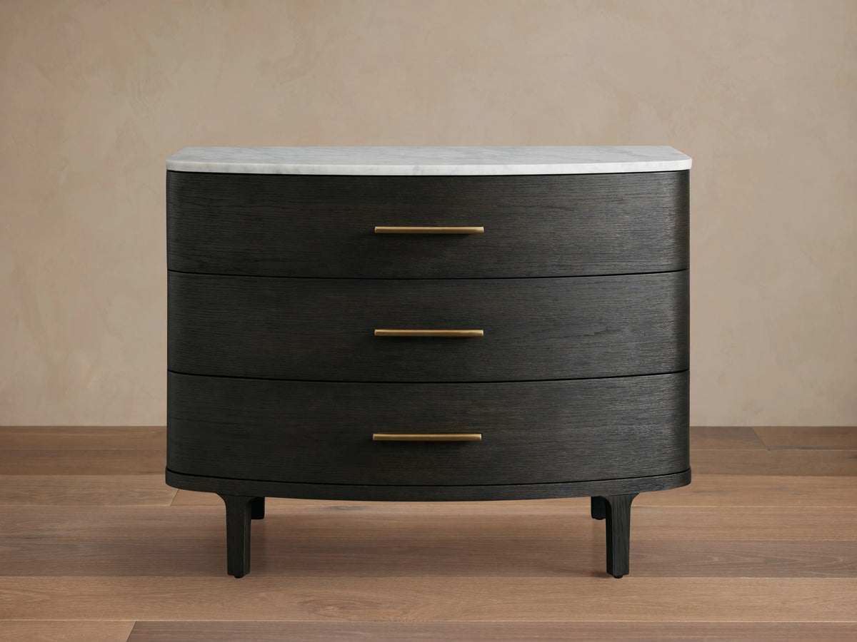 Danny Three-Drawer Nightstand