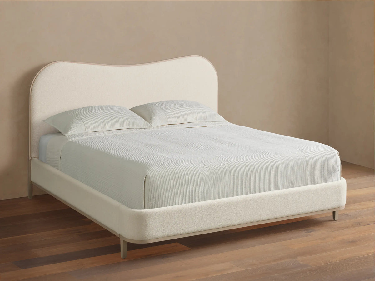 Danny Camelback Bed in Fumo
