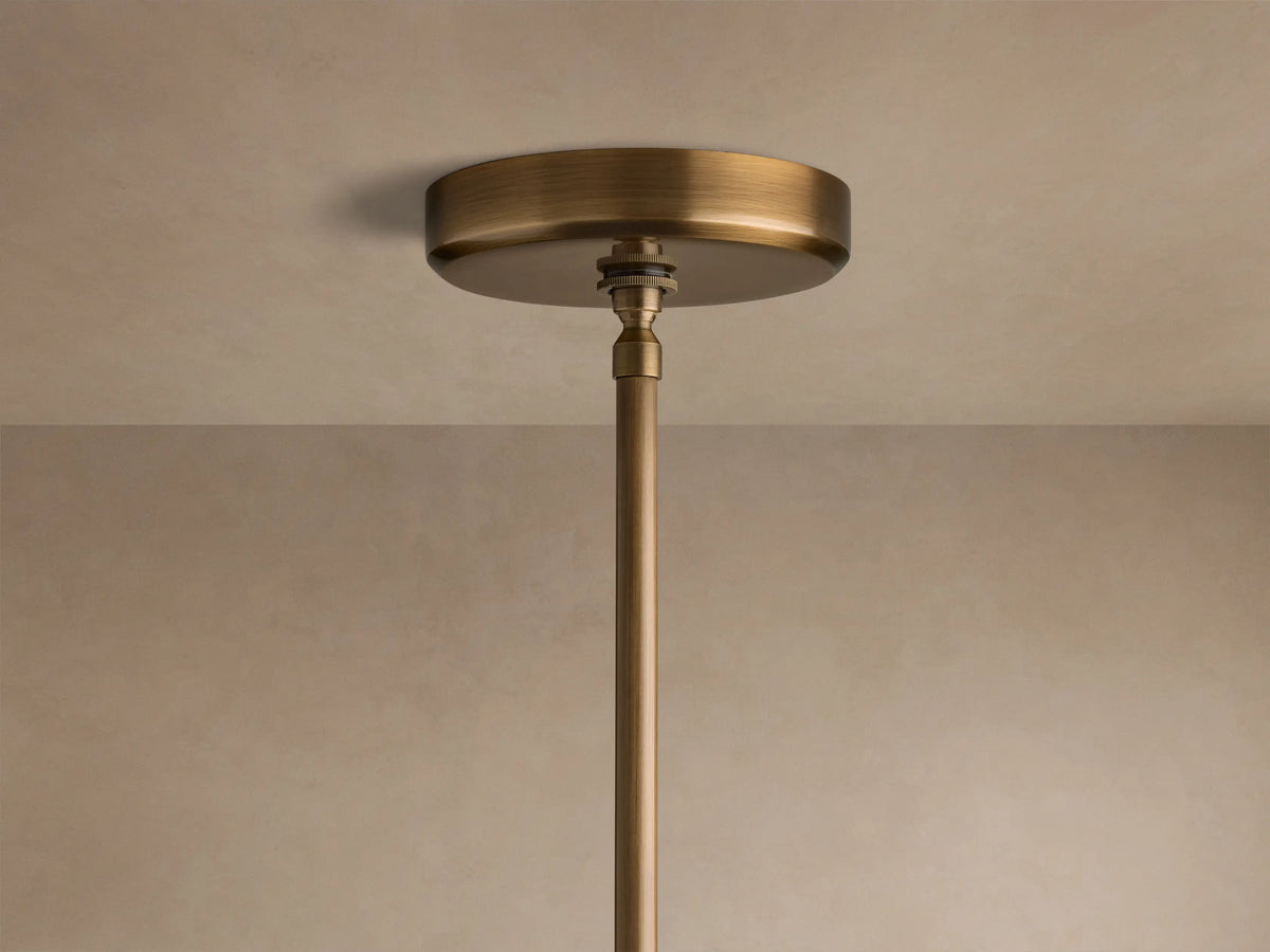Edith 30" Round Pendant in Brass (2 of 5)