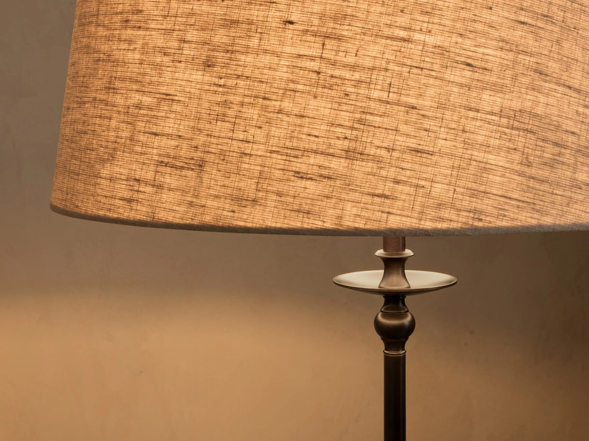 Winslow Floor Lamp in Bronze with Flax Shade (2 of 3)