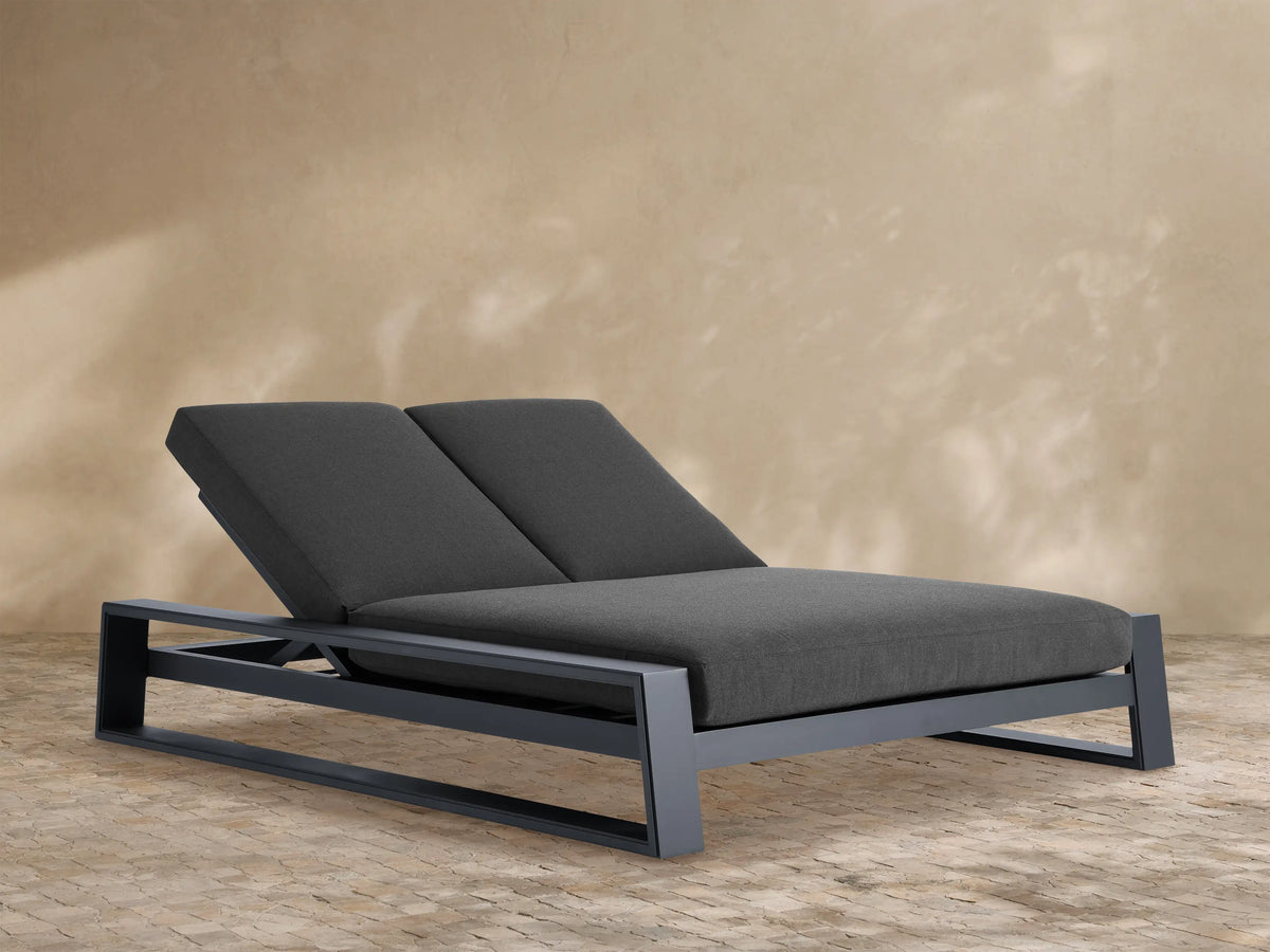 Canyon Outdoor Aluminum Double Chaise