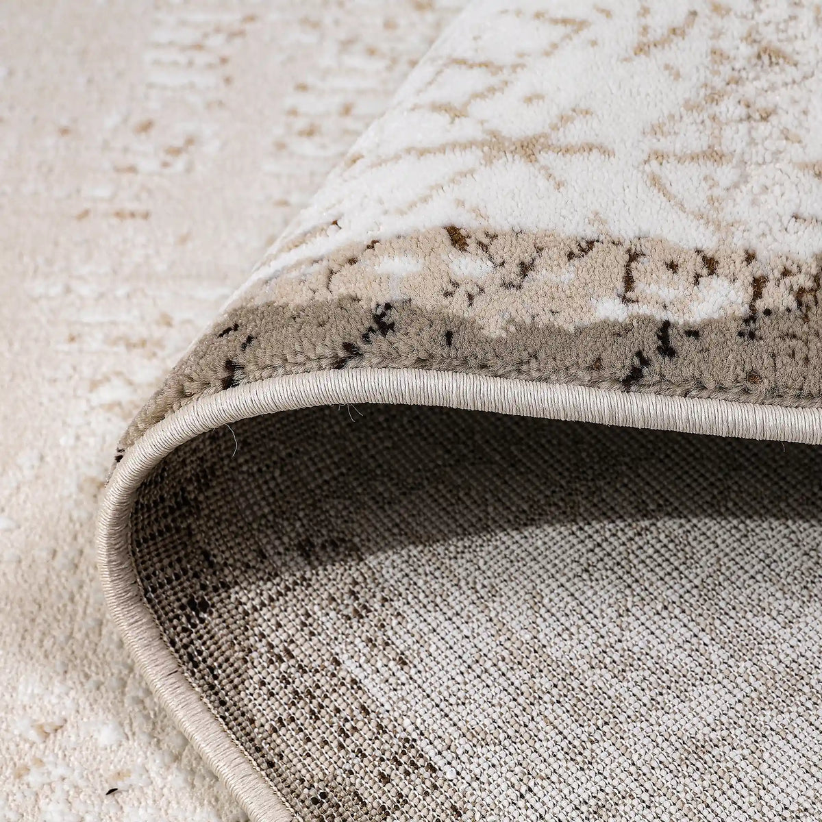 Puxina Soft Gradient Textured Neutral Area Rug with Relaxation & Craftsmanship Carpet Minimalist Wabi-Sabi Style