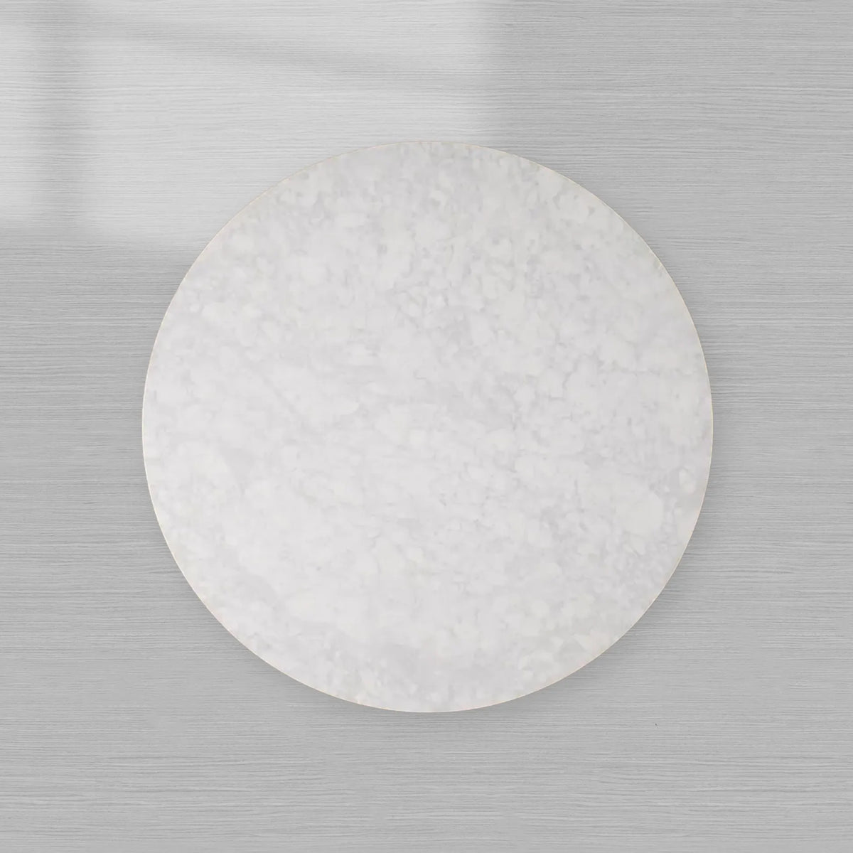 Cinzia Natural Marble Round Coffee Table Stone Cocktail Table Plinth Base Sofa Center Tea Table