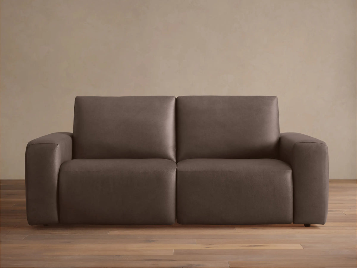 Brennan Leather Two-Piece Motion Sofa