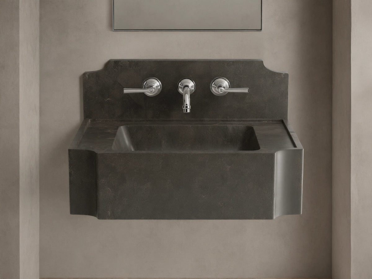 Dottie Wall-Mounted Sink with Backsplash