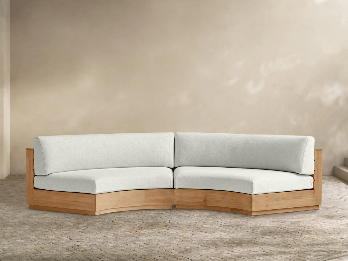 Bal Harbour Outdoor Curved Two-Piece Sectional