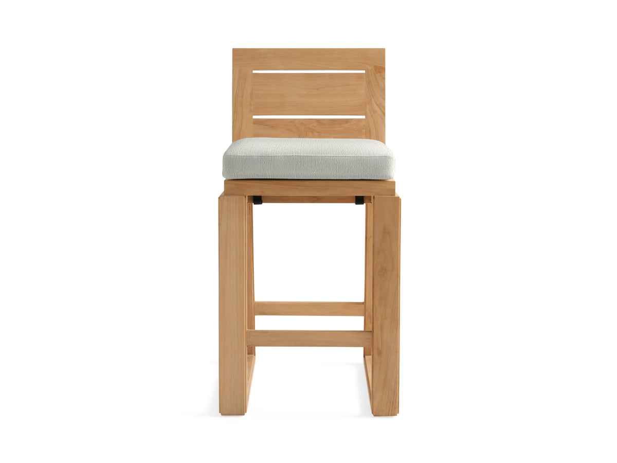 Canyon Outdoor Teak Barstool