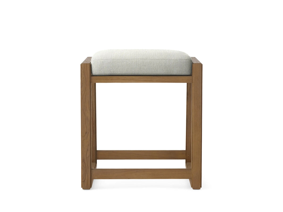 Canyon Outdoor Teak Backless Counter Stool