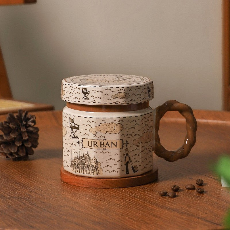 Aurelia Retro Luxe Ceramic Mug