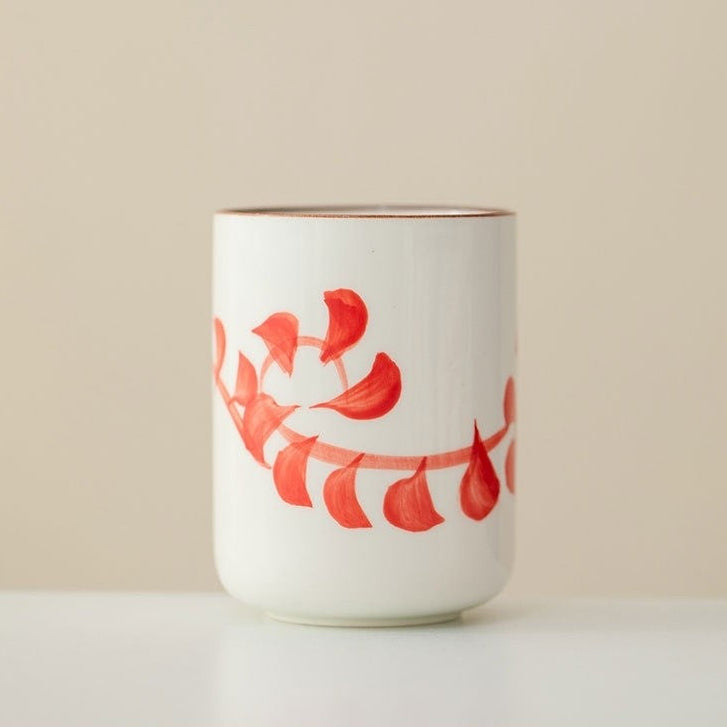 Garden Muse Hand-Painted Ceramic Cup