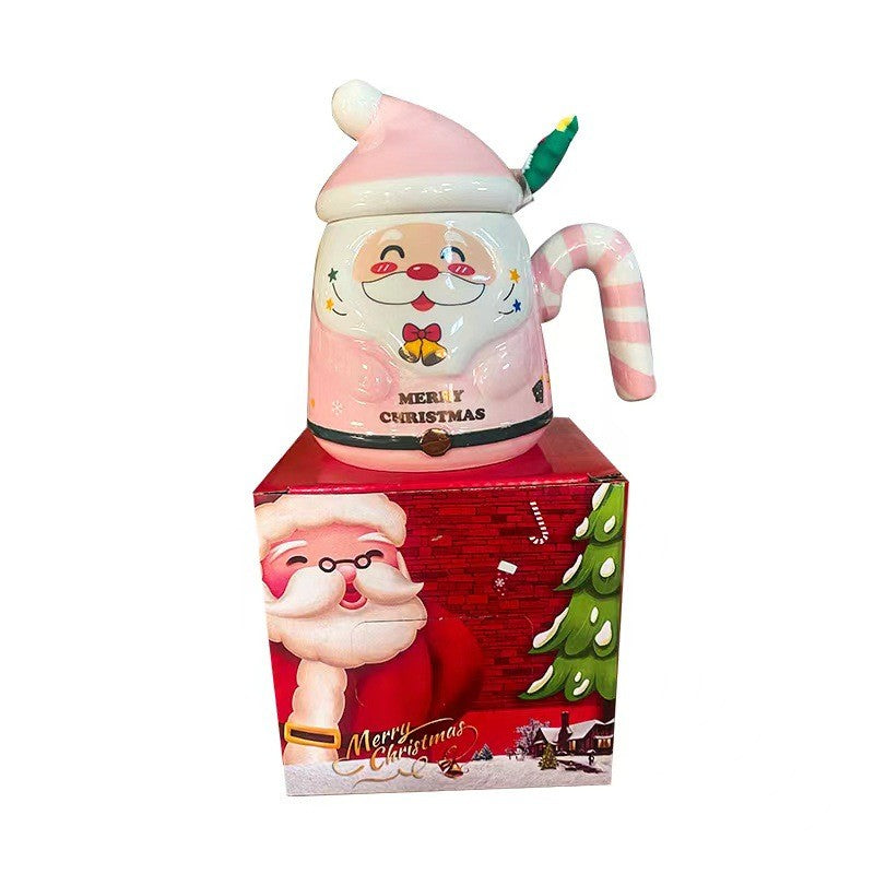 North Pole Cheer Hand-Painted Holiday Mug