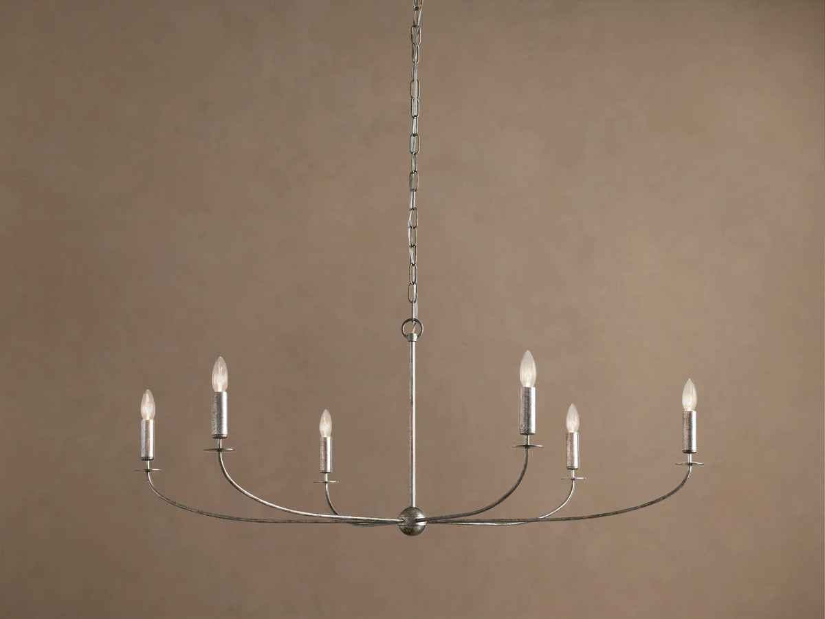 Arnett Round Chandelier in Silver