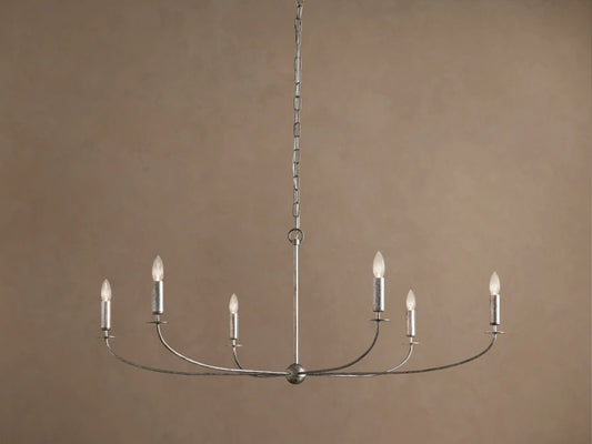Arnett Round Chandelier in Silver