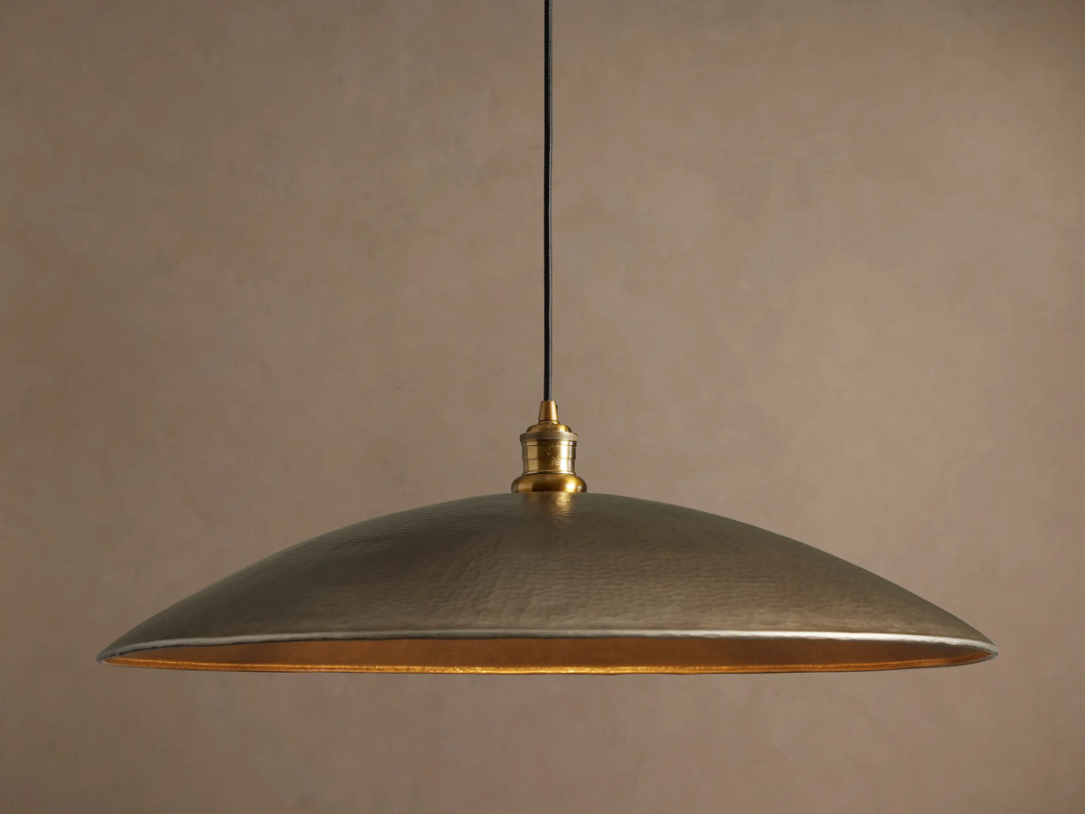 Recycled Metal Fan Pendant