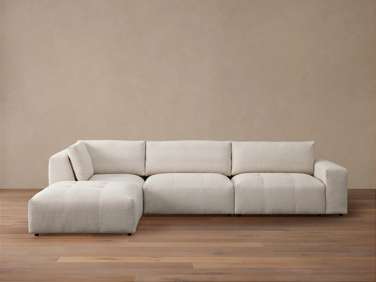 Keegan Four Piece Sectional with Ottoman