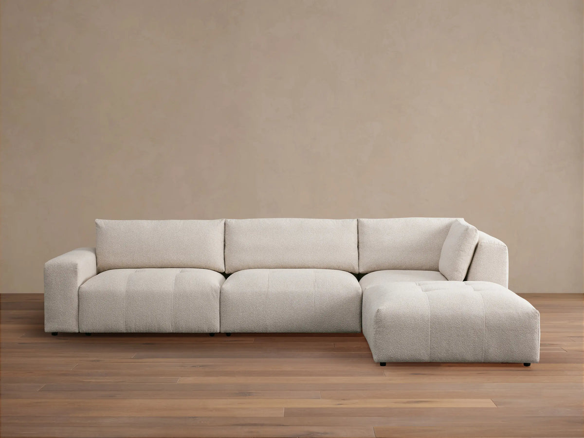 Keegan Four Piece Sectional with Ottoman