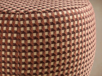 Ryles Upholstered 22"W Ottoman with Plinth in Neighborhood Oxblood (1 of 3)