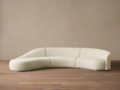 Caden Three-Piece Bumper Sectional