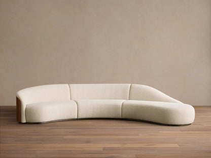 Caden Three-Piece Bumper Sectional