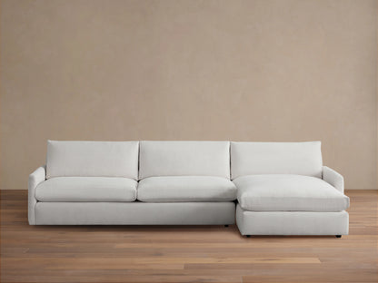 Kipton Slim Arm Two-Piece Chaise Sectional