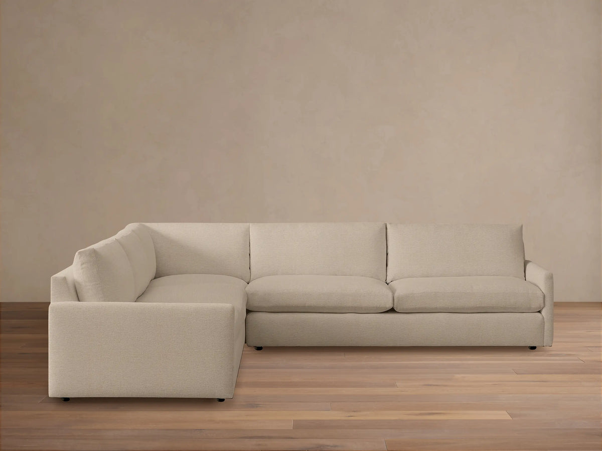 Kipton Slim Arm Three-Piece Corner Sectional
