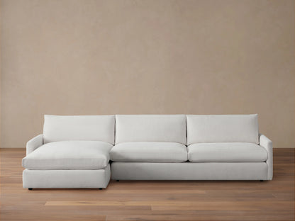 Kipton Slim Arm Two-Piece Chaise Sectional