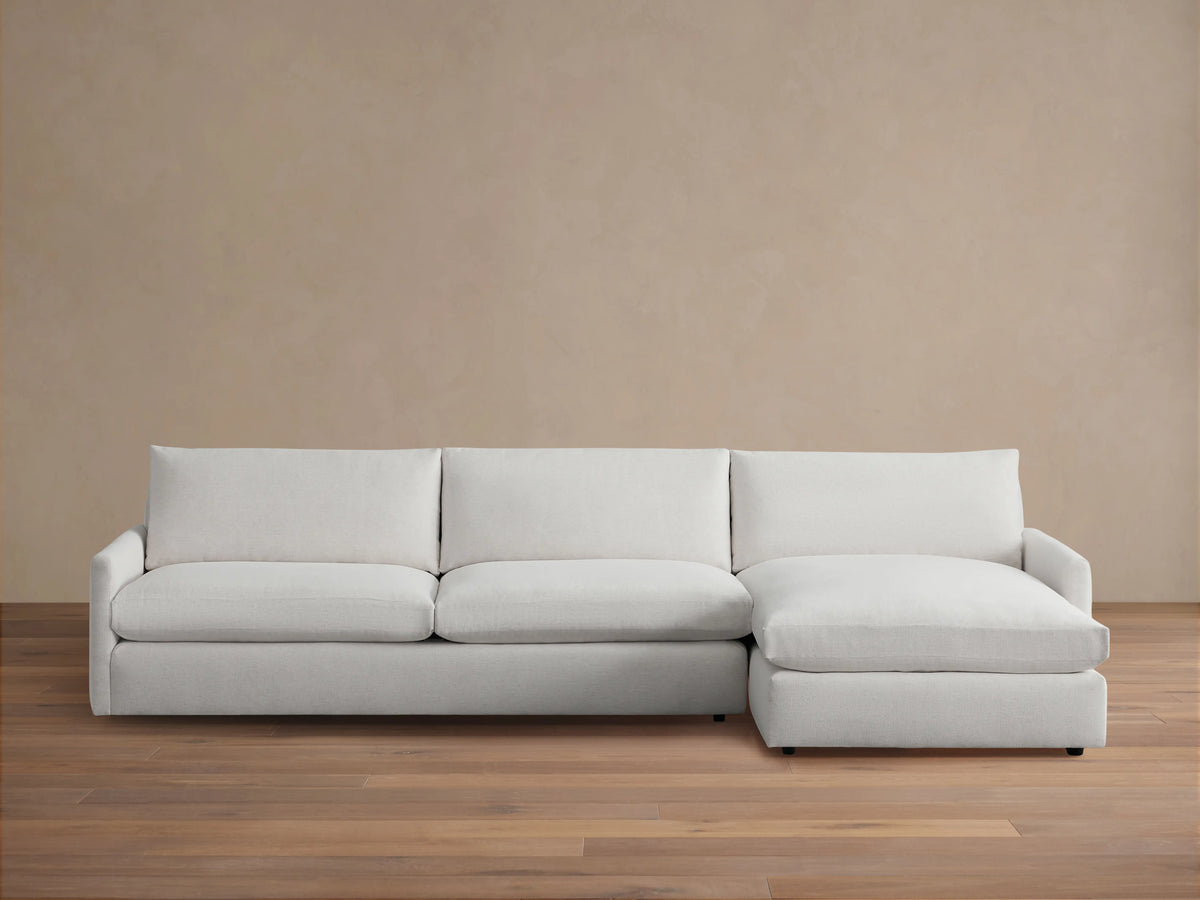 Kipton Slim Arm Two-Piece Chaise Sectional