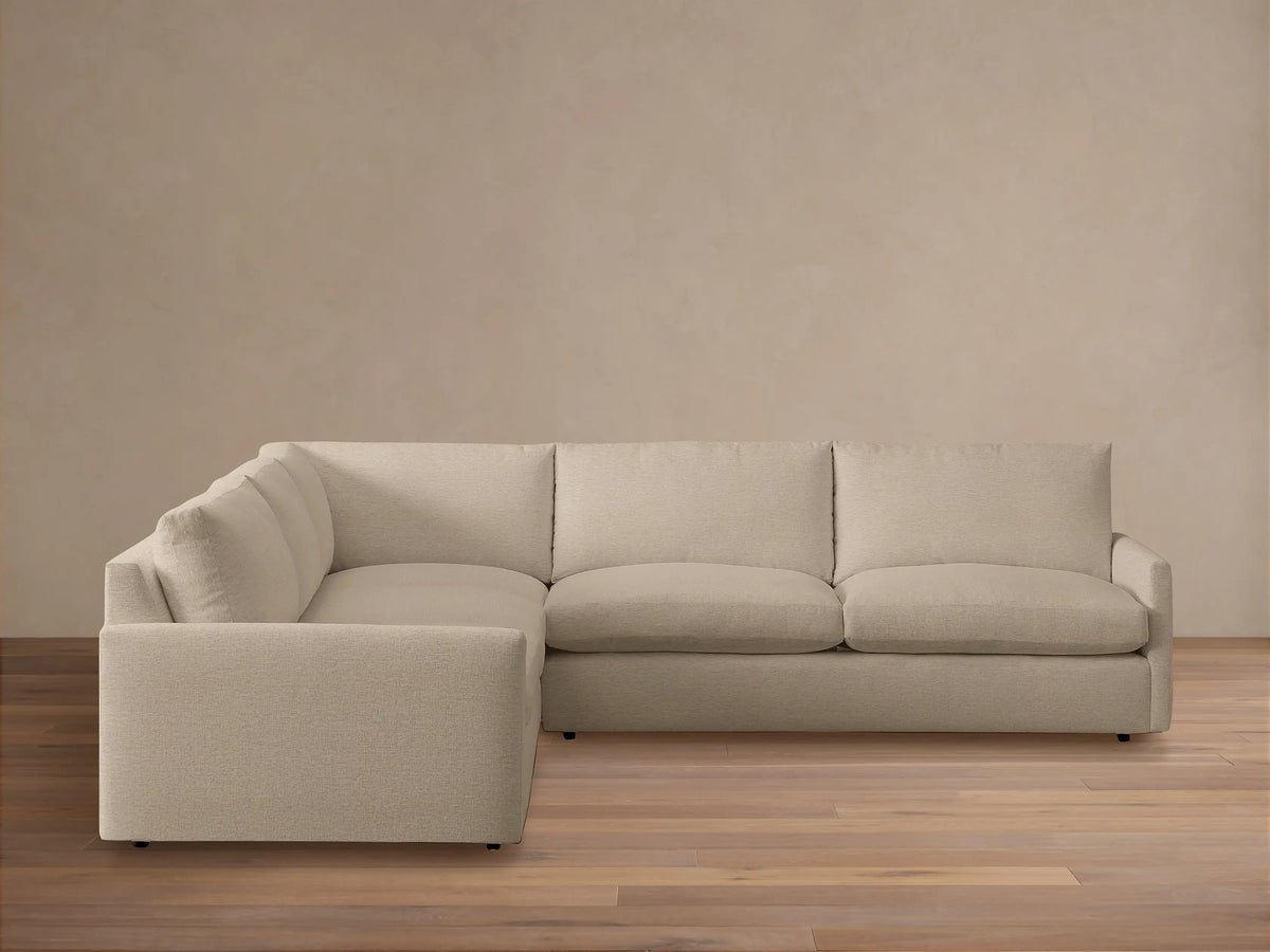 Kipton Slim Arm Three-Piece Corner Sectional