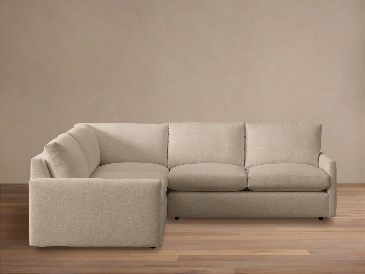 Kipton Slim Arm Three-Piece Corner Sectional