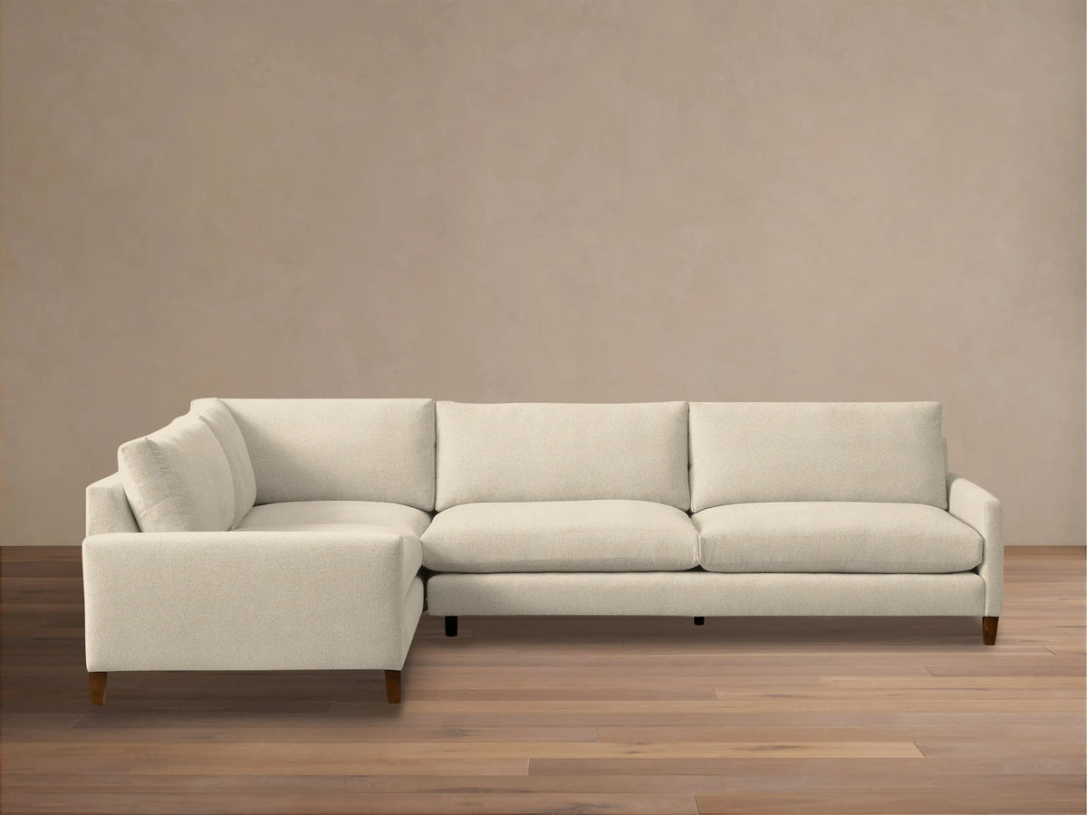 Kipton Slim Arm Elevated Two-Piece Sectional