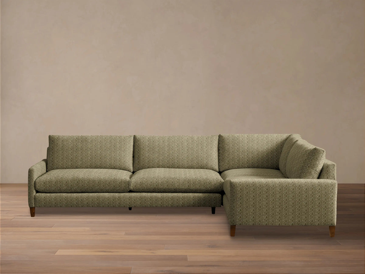 Kipton Slim Arm Elevated Two-Piece Sectional
