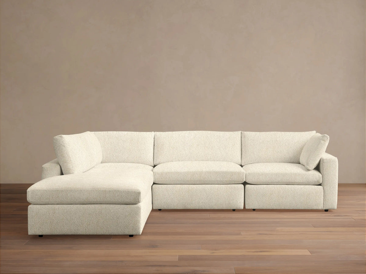 Beale Four-Piece Bumper Sectional