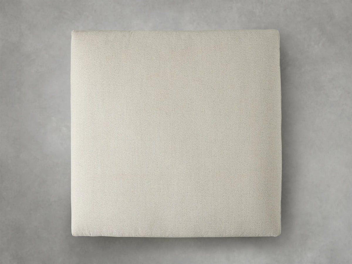 Image is not available for Beale Deep Upholstered 43"W Ottoman in Cushing Frost