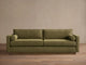 PLUSH OLIVE/BANKS FIR / 96" / CONTRAST WELT