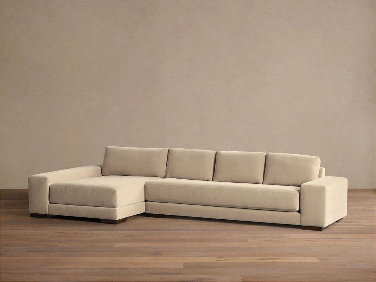 Madson Upholstered Two Piece 3/1 Left Arm Chaise Sectional (3 of 4)