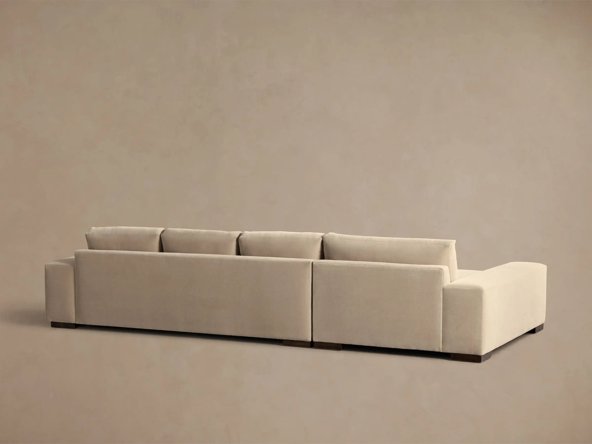 Madson Upholstered Two Piece 3/1 Left Arm Chaise Sectional (2 of 4)
