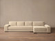 QUINCY FAWN / RIGHT ARM / THREE-CUSHION