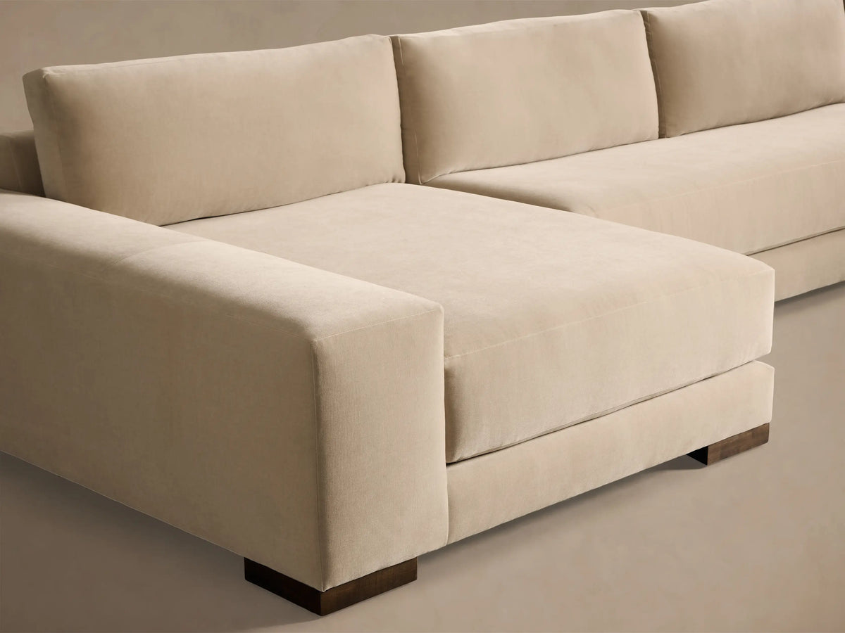 Madson Upholstered Three-Piece Double Chaise Sectional in Quincy Fawn (2 of 4)