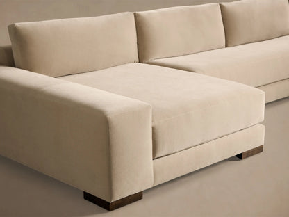 Madson Upholstered Three-Piece Double Chaise Sectional in Quincy Fawn (2 of 4)