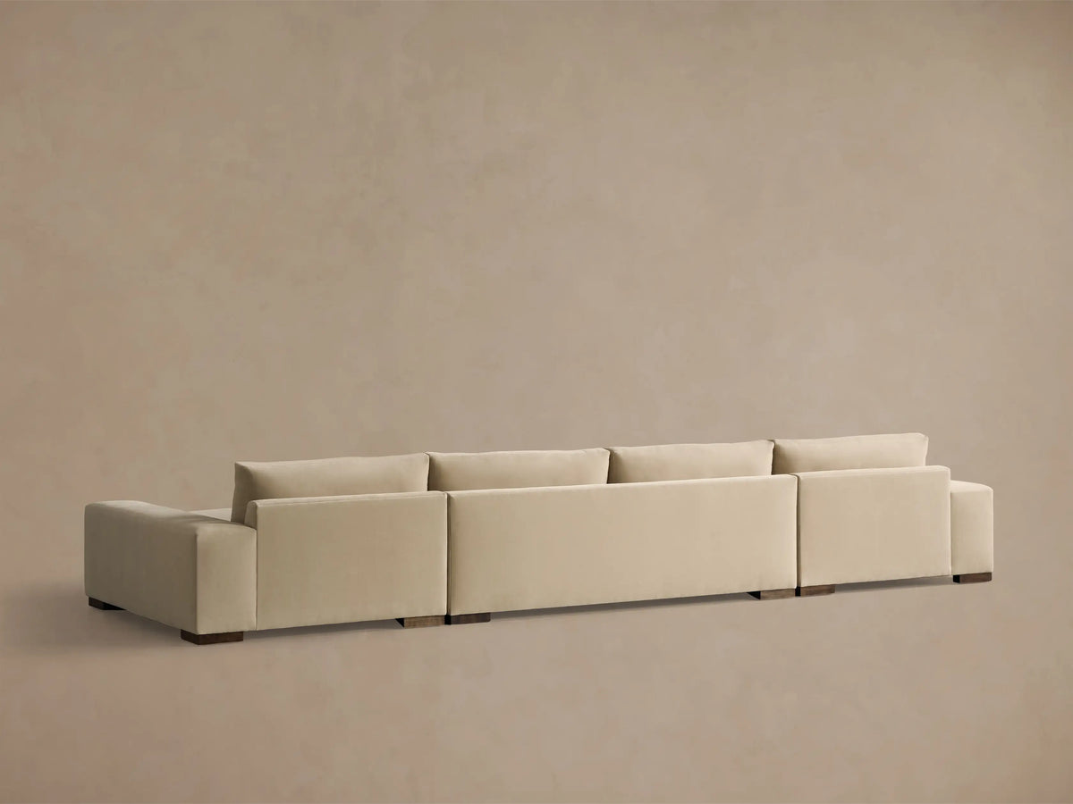 Madson Upholstered Three-Piece Double Chaise Sectional in Quincy Fawn (1 of 4)