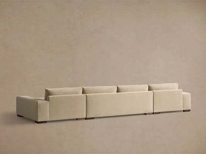 Madson Upholstered Three-Piece Double Chaise Sectional in Quincy Fawn (1 of 4)