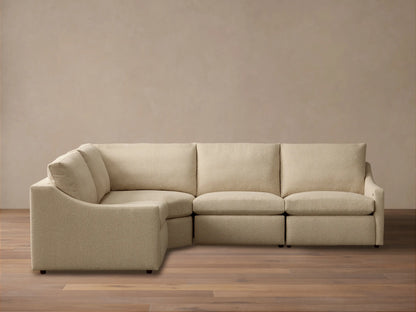 Kipton Slope Arm Four-Piece Motion Sectional