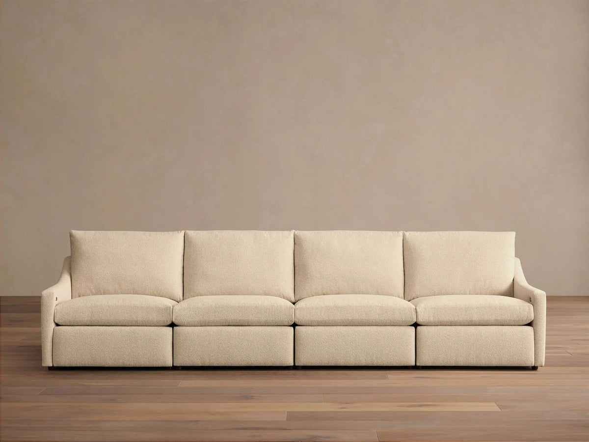 Kipton Slope Arm Four-Piece Motion Modular Sofa