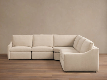 Kipton Slope Arm Five-Piece Motion Corner Sectional