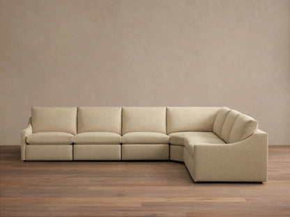 Kipton Slope Arm Six-Piece Motion Sectional